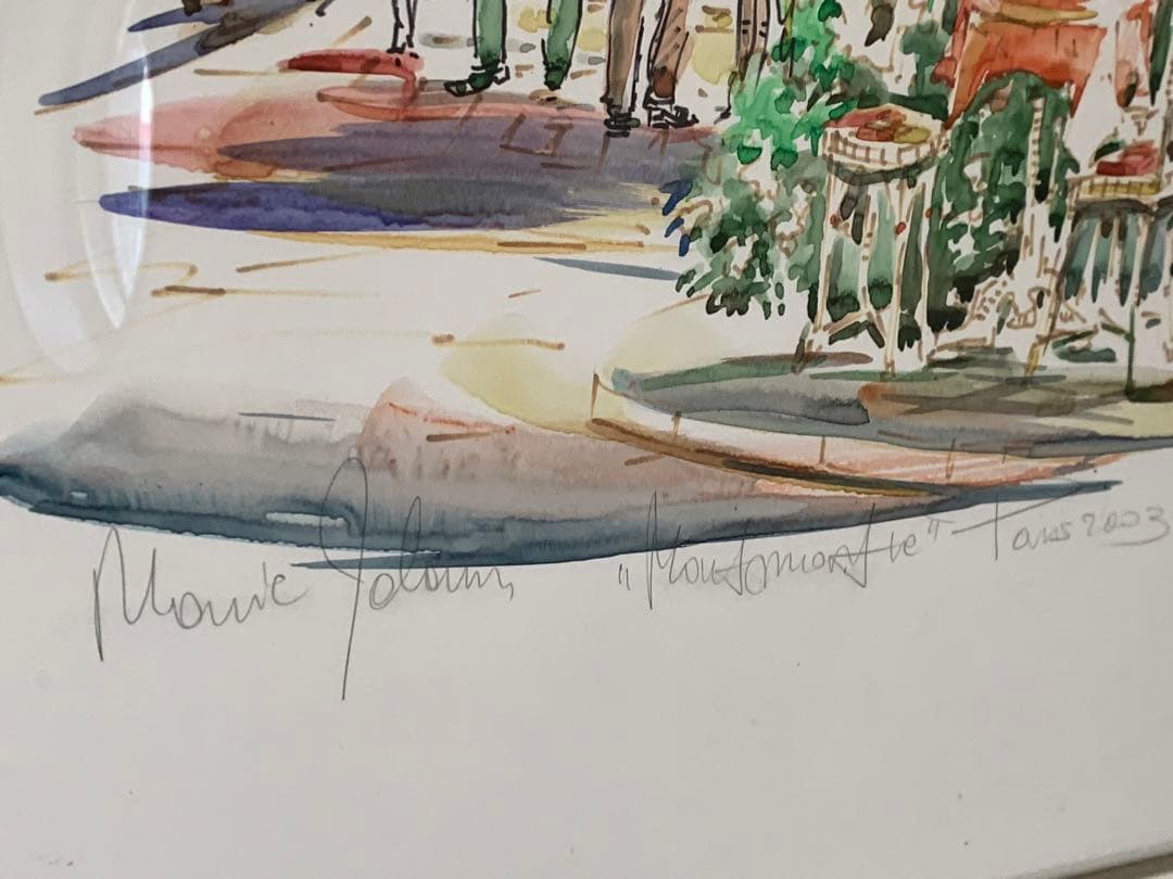 Montmartre 水彩画　2003年