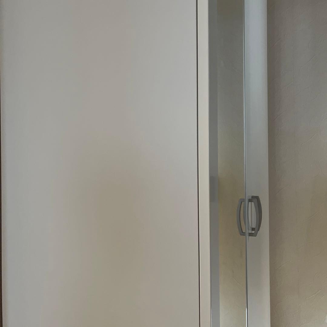 ニトリワードローブポルテ80ホワイトミラー付商品価格¥45000