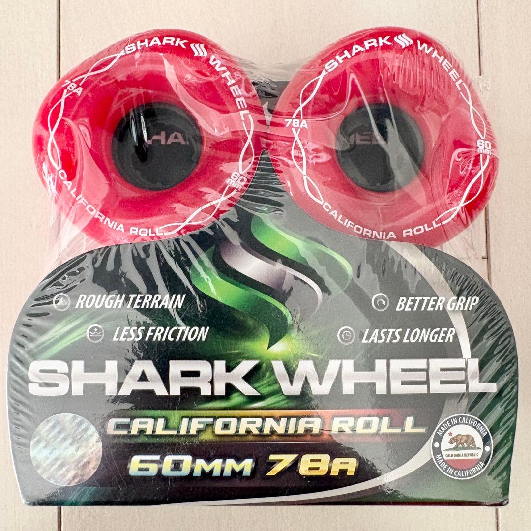 15☆新品 未開封☆ シャークウィール 60mm 78a レッド