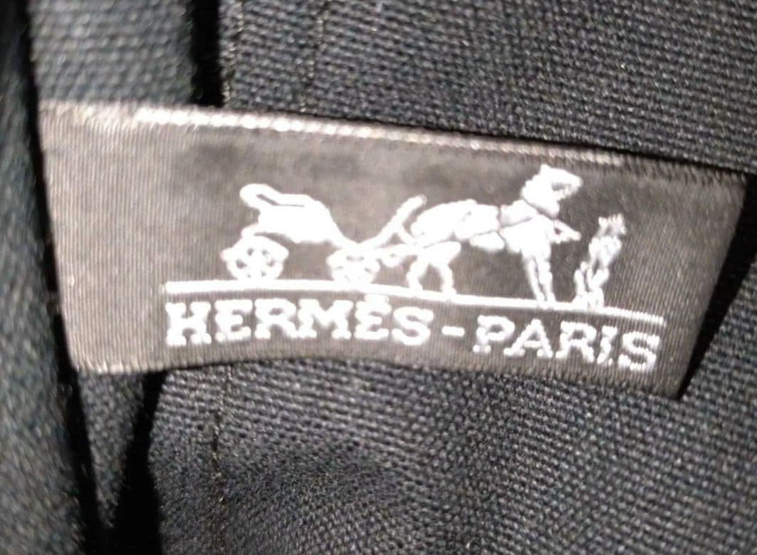 HERMES(エルメス) フールトゥPM トートバッグ 黒 キャンバス