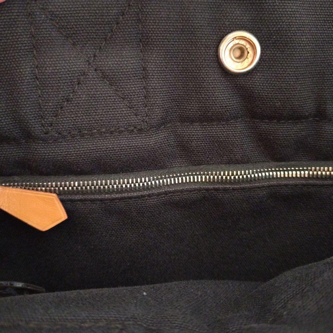 HERMES(エルメス) フールトゥPM トートバッグ 黒 キャンバス