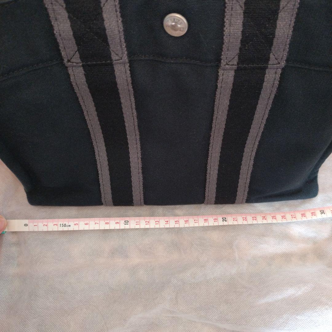 HERMES(エルメス) フールトゥPM トートバッグ 黒 キャンバス