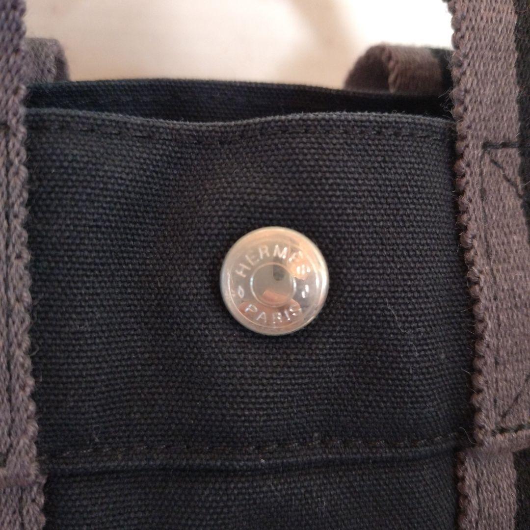 HERMES(エルメス) フールトゥPM トートバッグ 黒 キャンバス