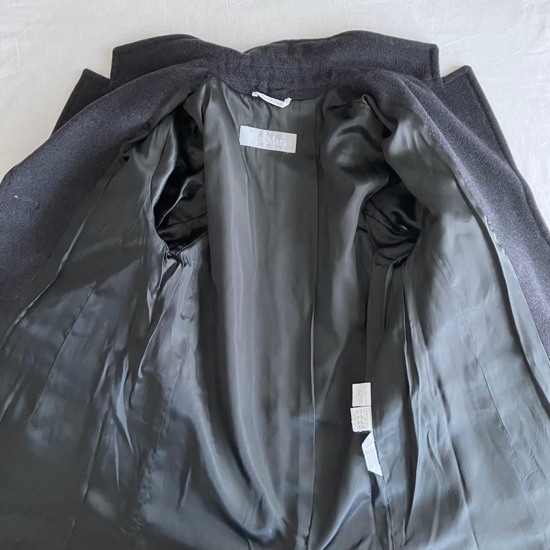 MaxMara 銀タグ マックスマーラ チェスターコート ウール 40