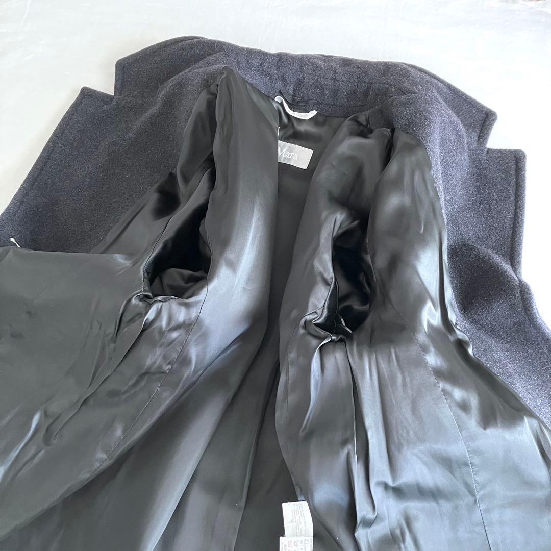 MaxMara 銀タグ マックスマーラ チェスターコート ウール 40