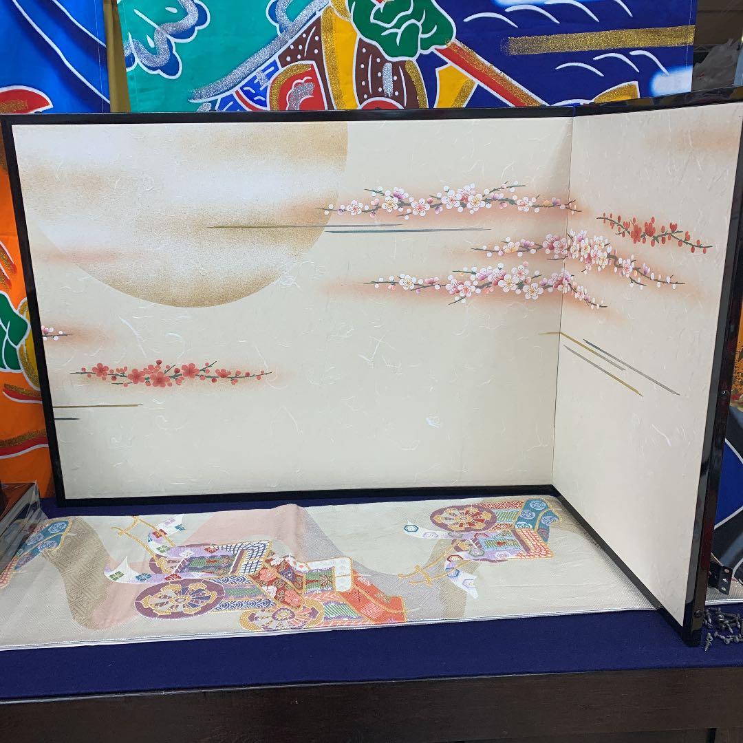 【3】ひな祭り★二曲屏風★展示品