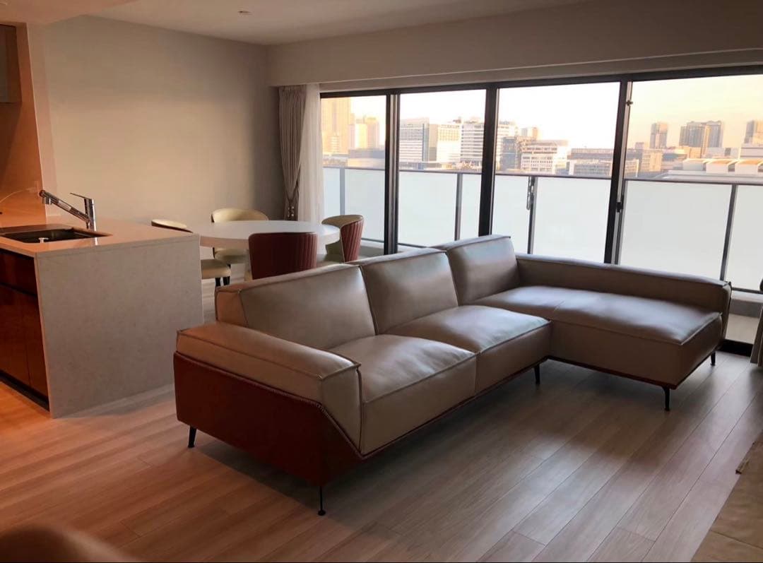 【オーダー】大型ソファ 200×100cm特注価格80万円相当（2点セット①）