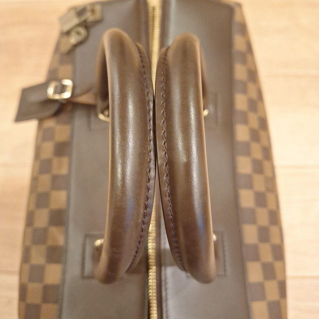 ダミエパターン ボストンバッグ 大容量