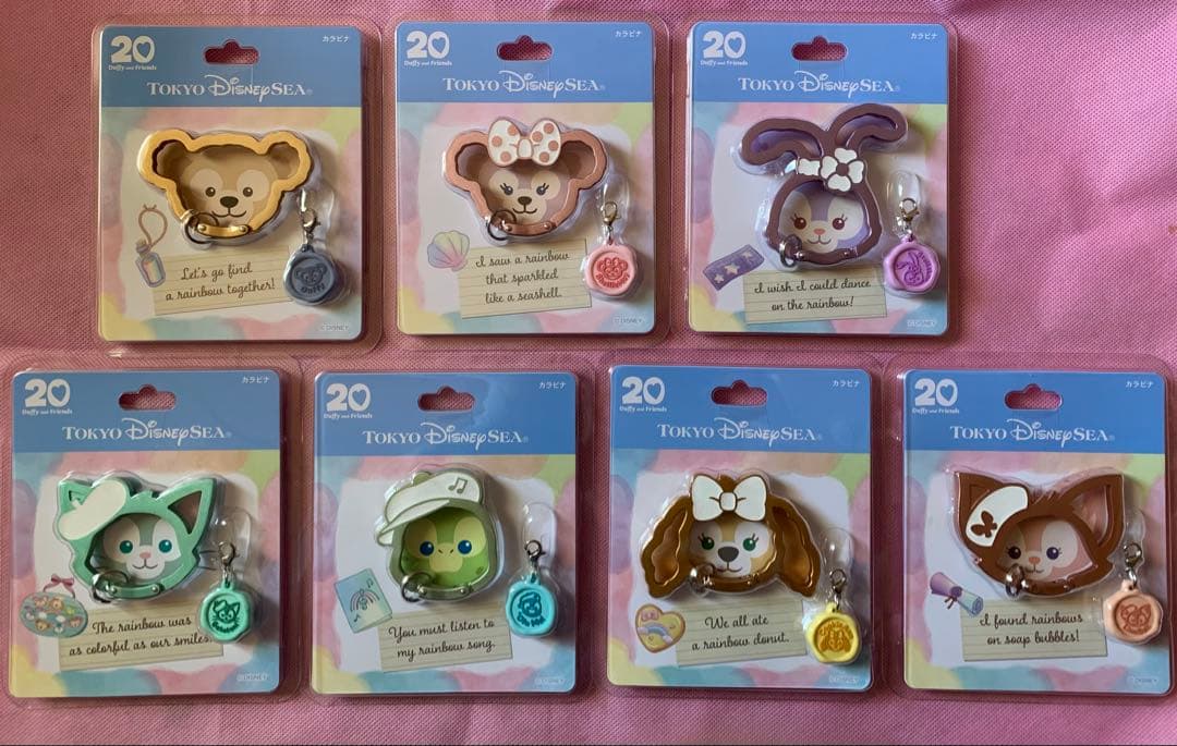 ハートフェルトレターズオブフレンドシップ ショッピング カラビナ 全7種類