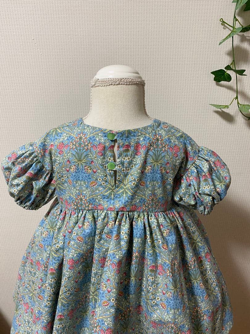 ハンドメイド　ウエストギャザーワンピース　90cm 2着