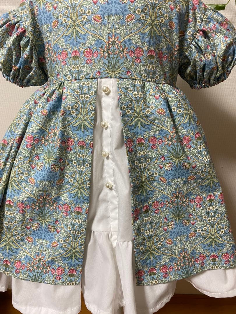 ハンドメイド　ウエストギャザーワンピース　90cm 2着