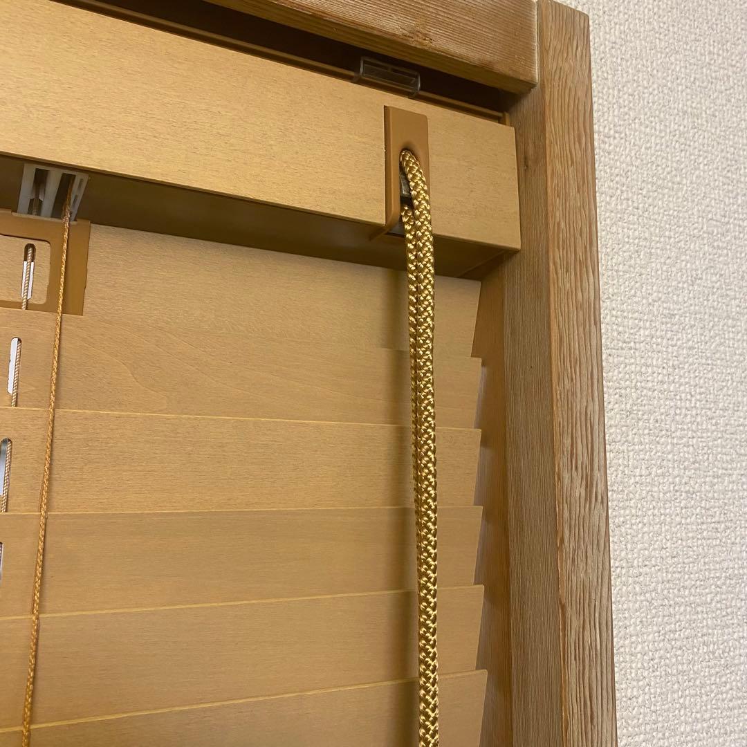 ①タチカワ　フォレティア　木製ブラインド 74cm 204cm