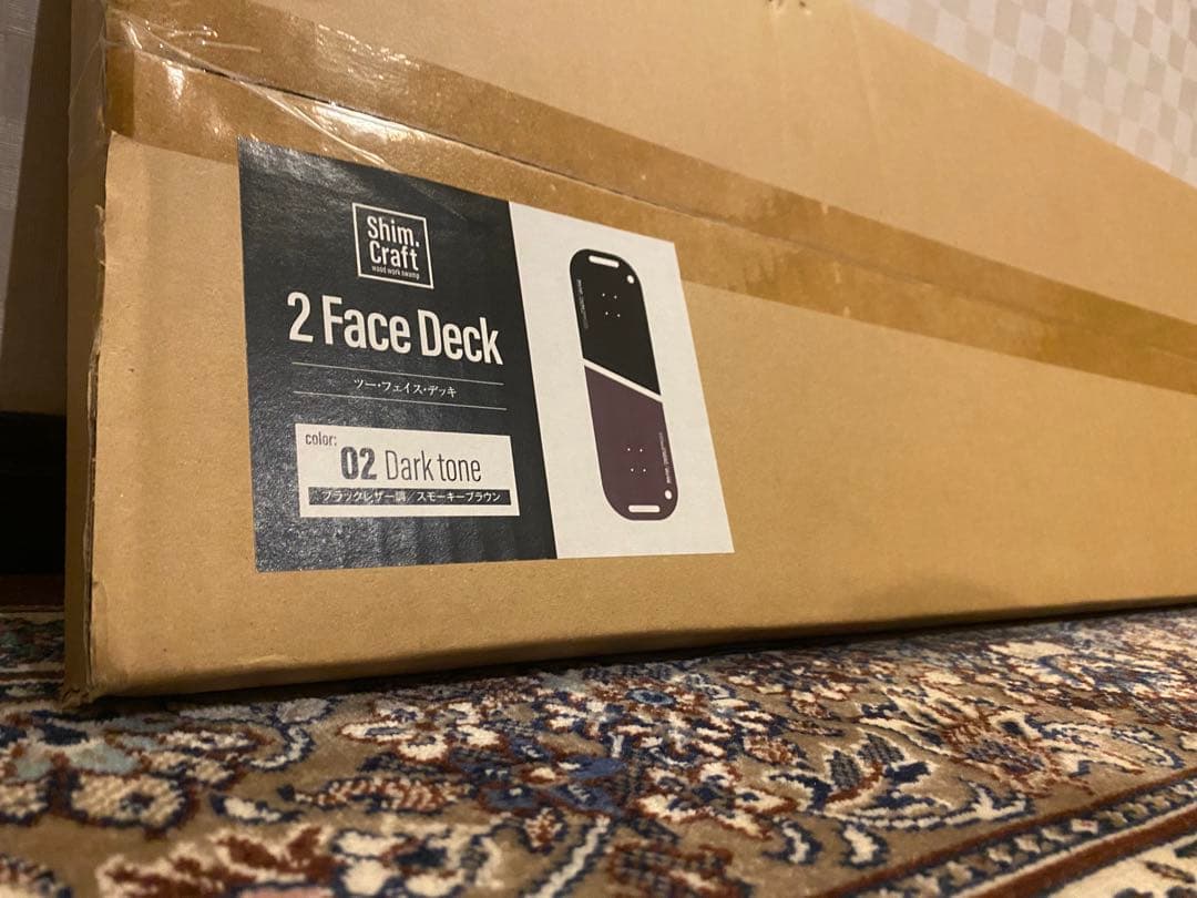 未使用　シムクラフト 2 Face Deck Dark tone スケートボード