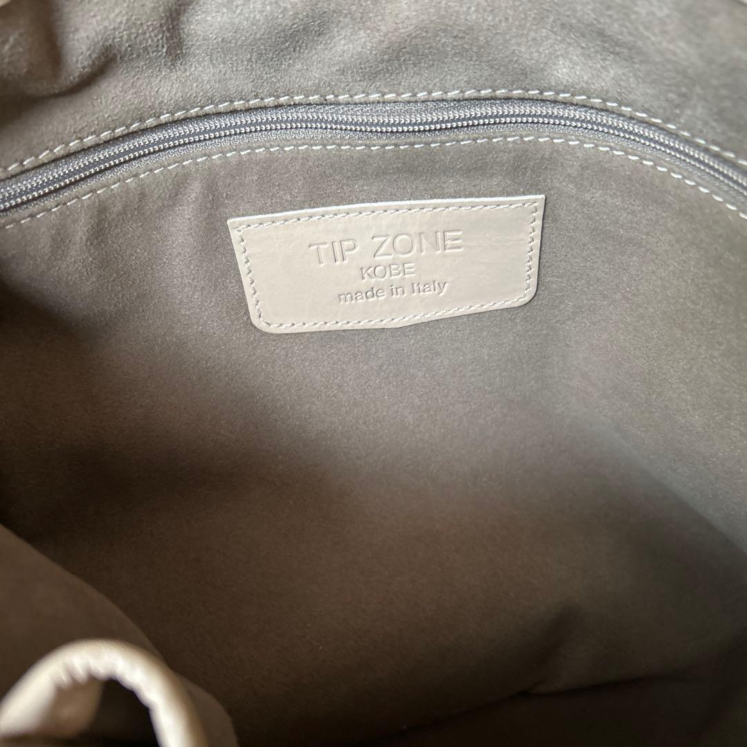 TIP ZONEレザー トートバッグ