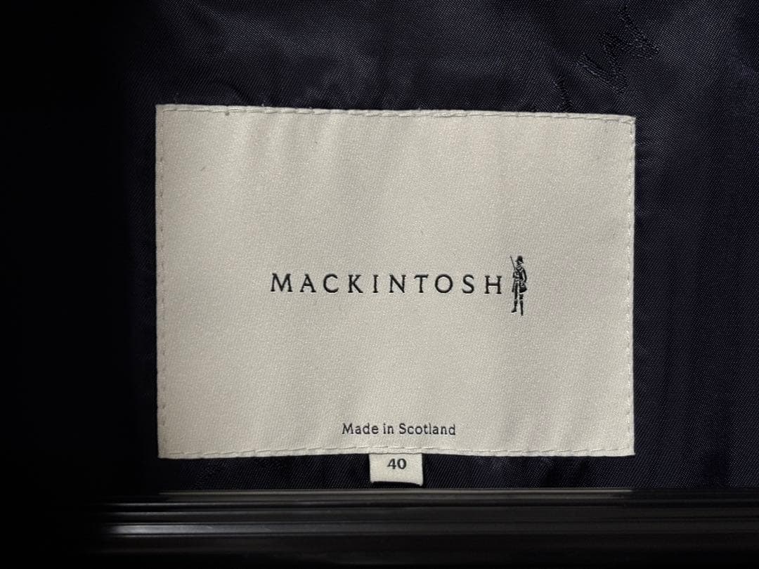 【美品】MACKINTOSH_ダンケルト_ネイビー 40