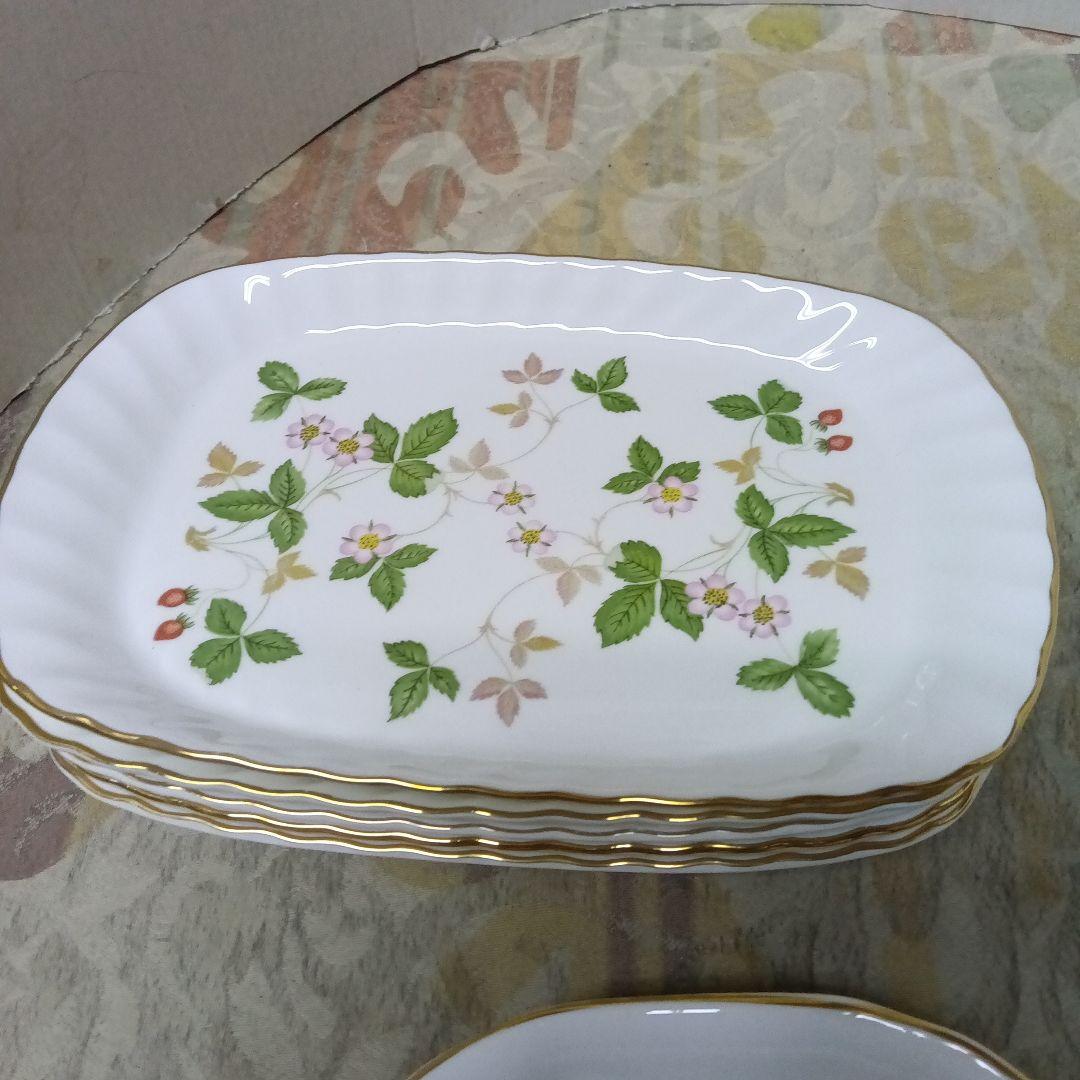 ウエッジウッドワイルドストロベリー　 8枚プレートまとめ売り