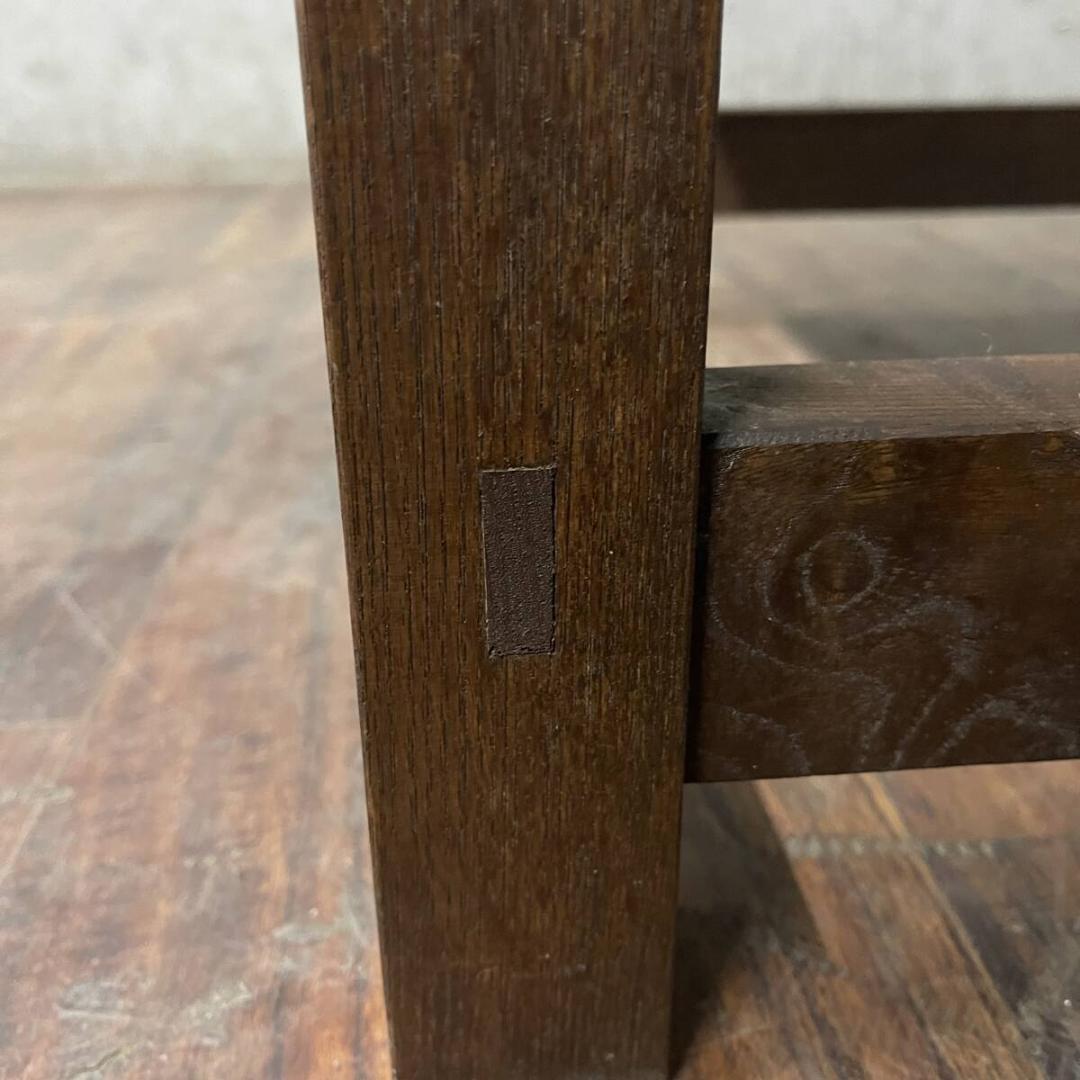 ヴィンテージ オーク材 テーブル W90×D60.5×H70cm 古家具 古民具