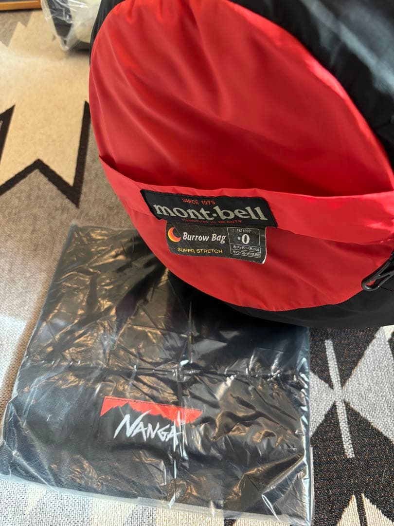 mont-bell Burrow Bagモンベル バロウバック　#0(おまけ付)