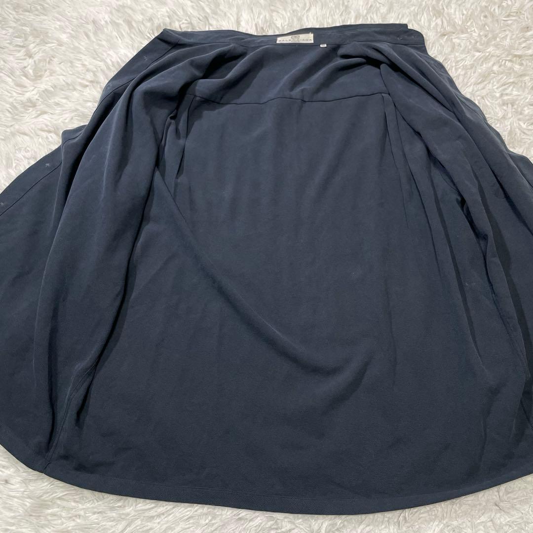 美品　バレンシアガ　スポーツ　長袖　シャツ　ネイビー　大きいサイズ　ビンテージ