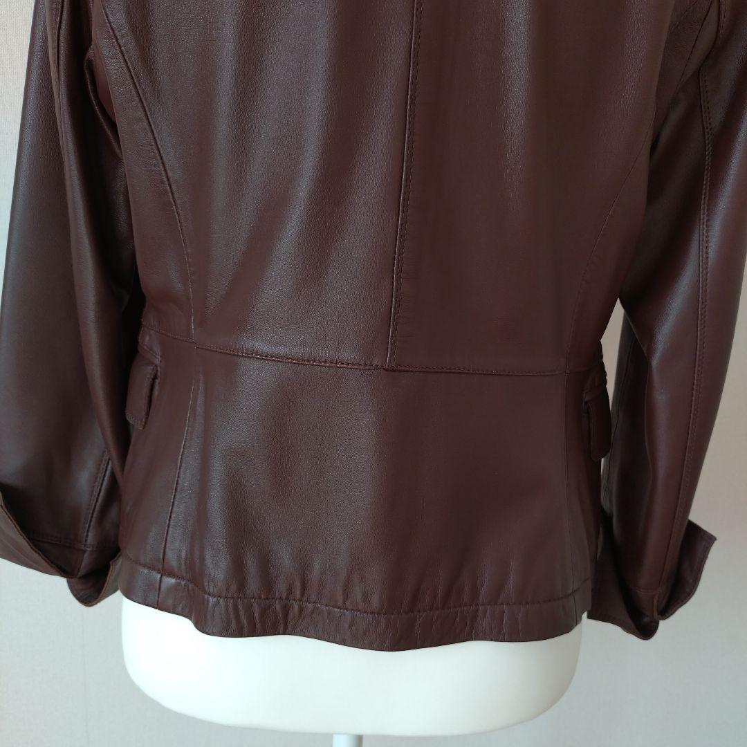 sei様　スタイルミー　Styleme　 レザージャケット　ライダース　茶　L