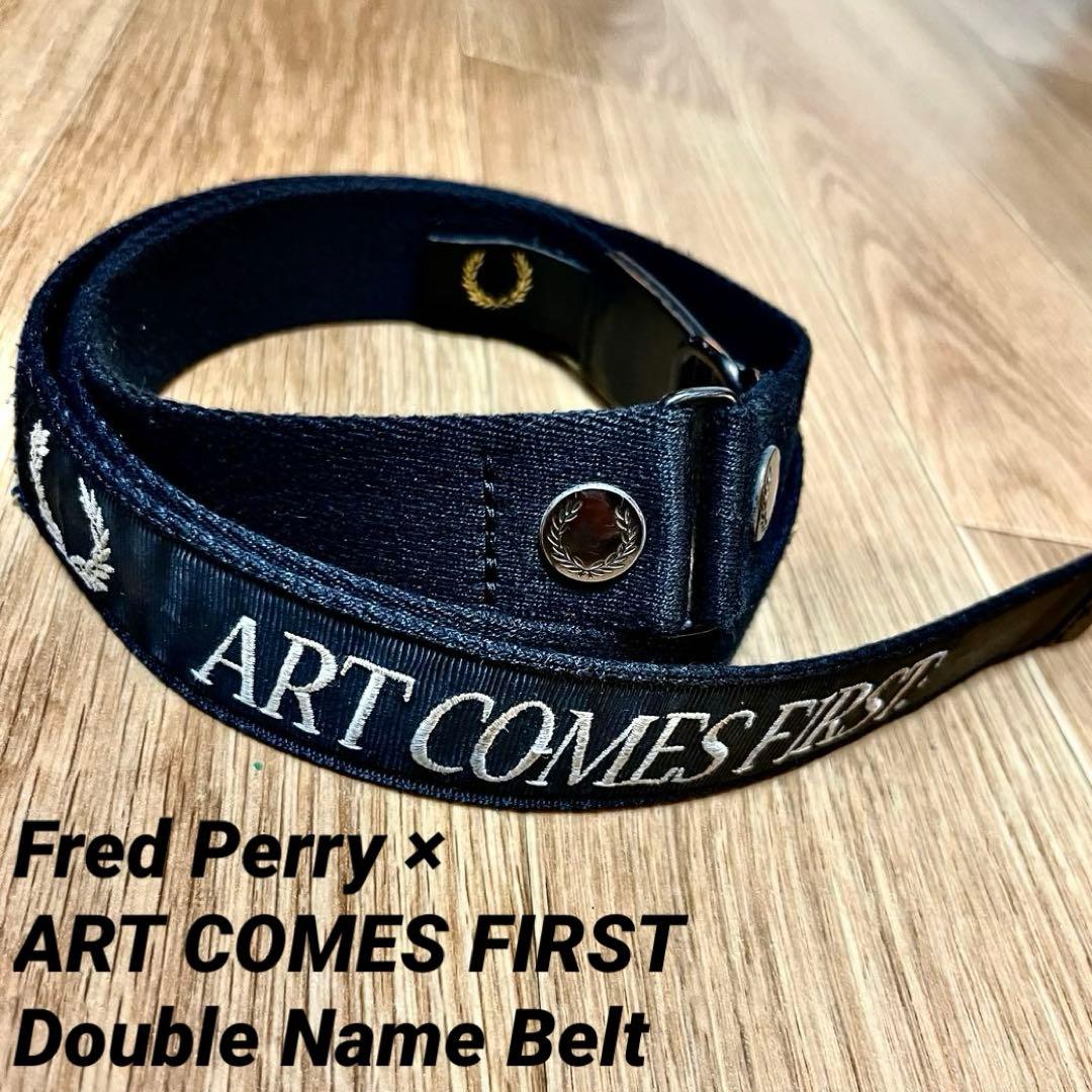 ART COMES FIRST Fred Perry ダブルネーム ベルト