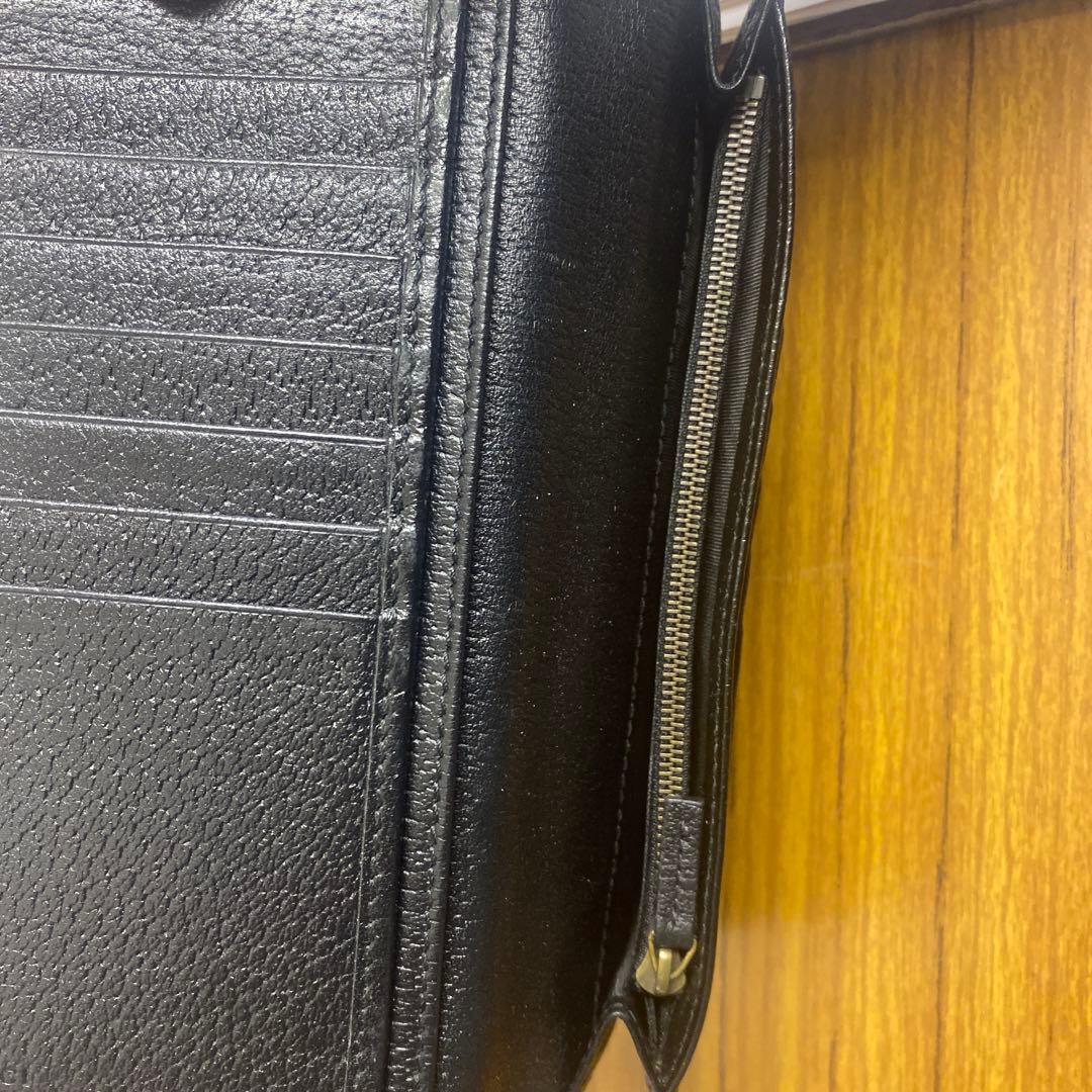 Gucci ブラックレザー 長財布