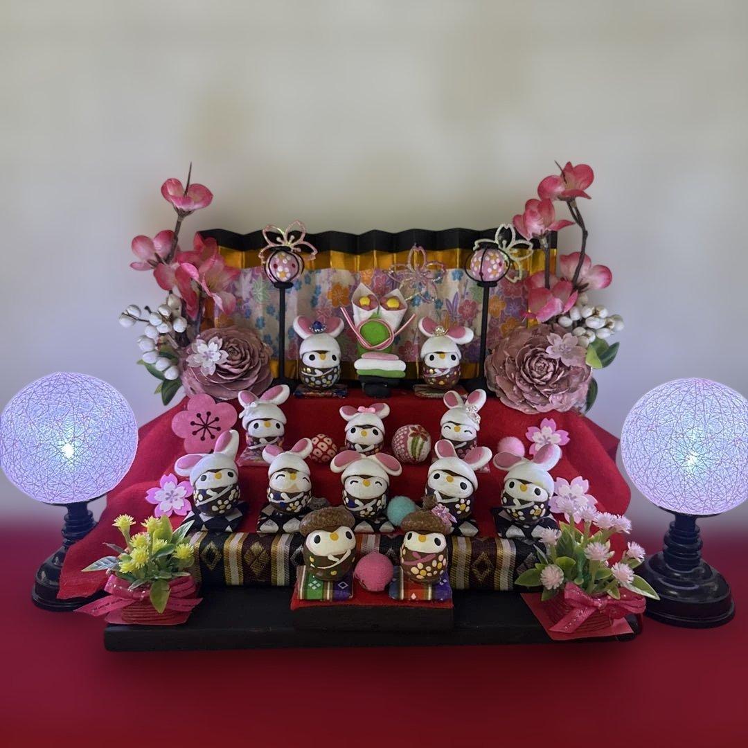 どんぐりアート♡お雛様オブジェ＆お雛祭りオブジェ♡