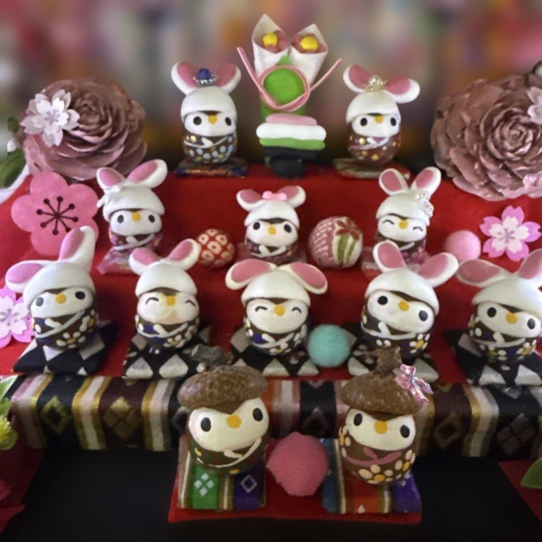 どんぐりアート♡お雛様オブジェ＆お雛祭りオブジェ♡