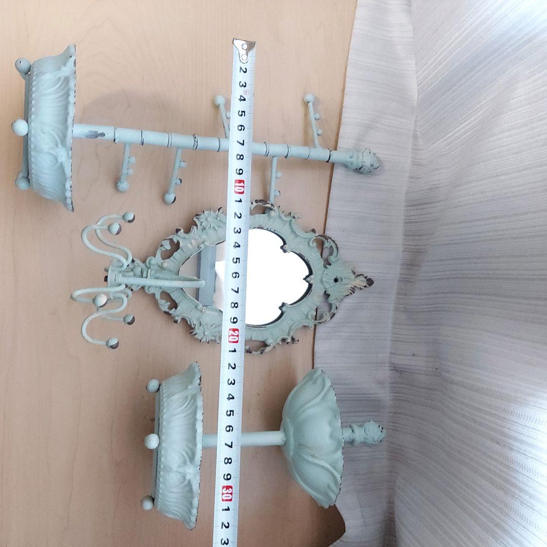 アンティーク　ミラー　ドレッサー　小物入れ　セット