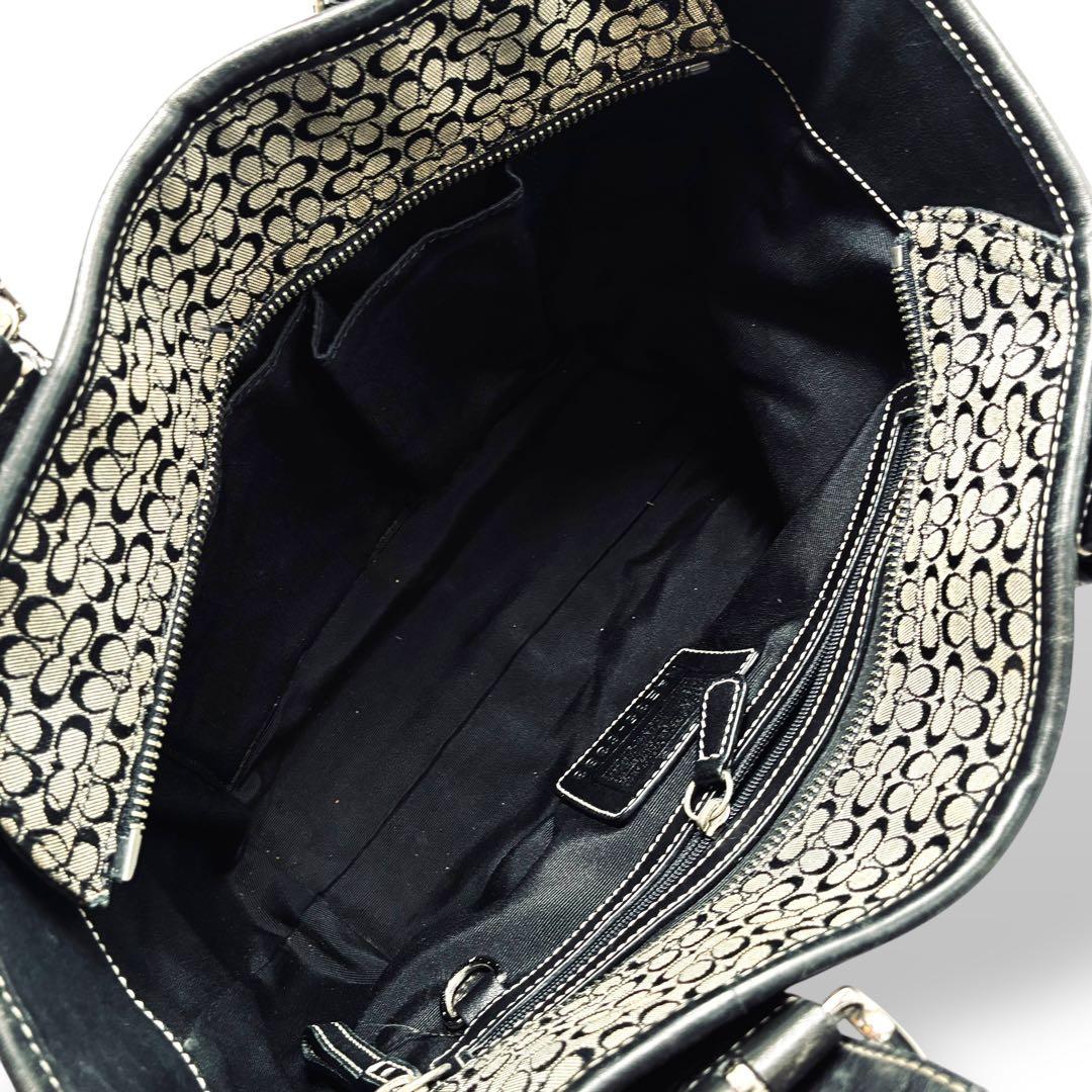 ☆美品☆COACH☆ ミニシグネチャー柄☆トートバッグ ☆ハンドバッグ