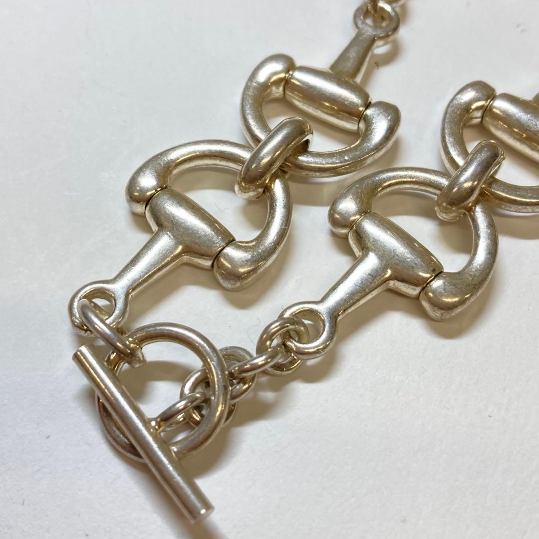 ホースビット　シルバーブレスレット　925　48g
