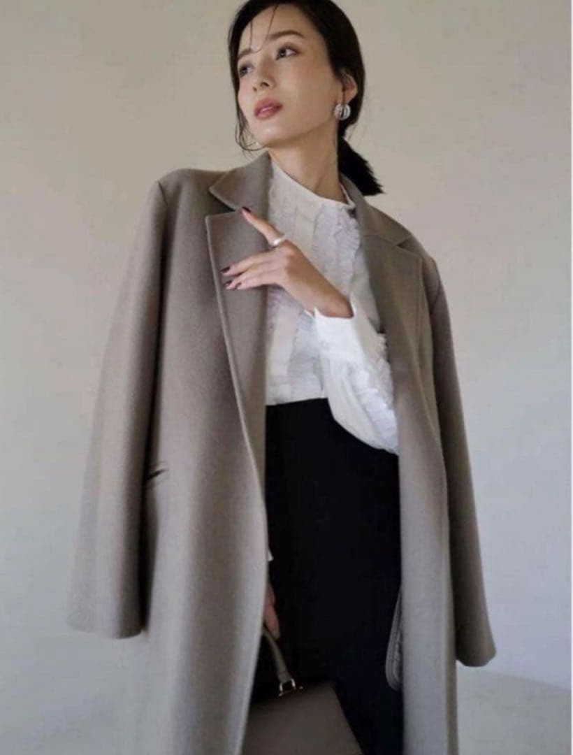 【anuans】リバーロングコート(2023AW)