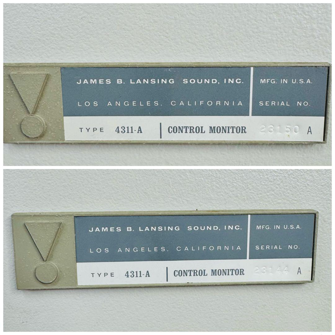 JBL 　4311A　CONTROL MONITOR スピーカー　4311-A