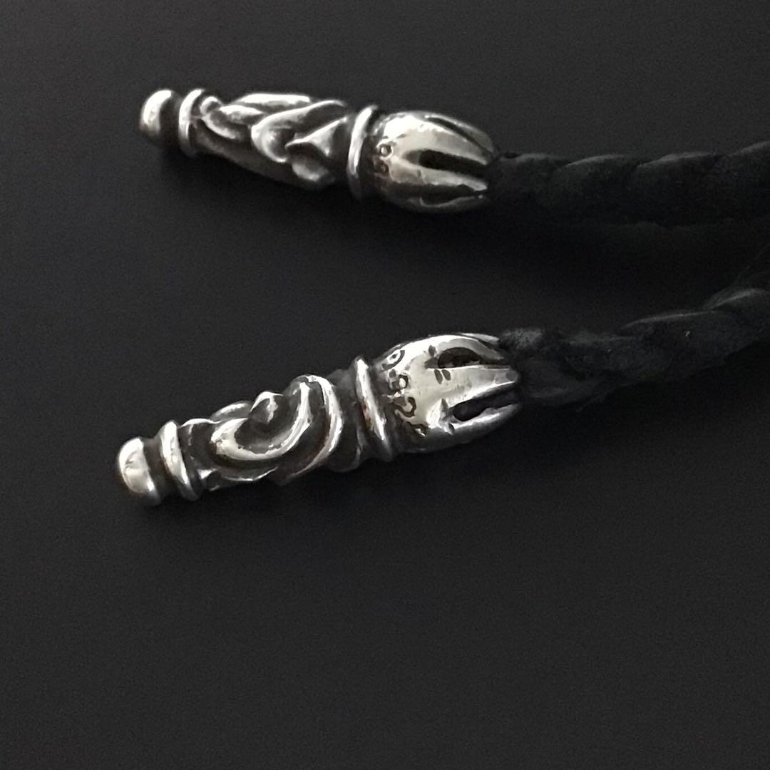 クロムハーツBSフレアペンダントタイニーレザーブレードスモールスボロチップ