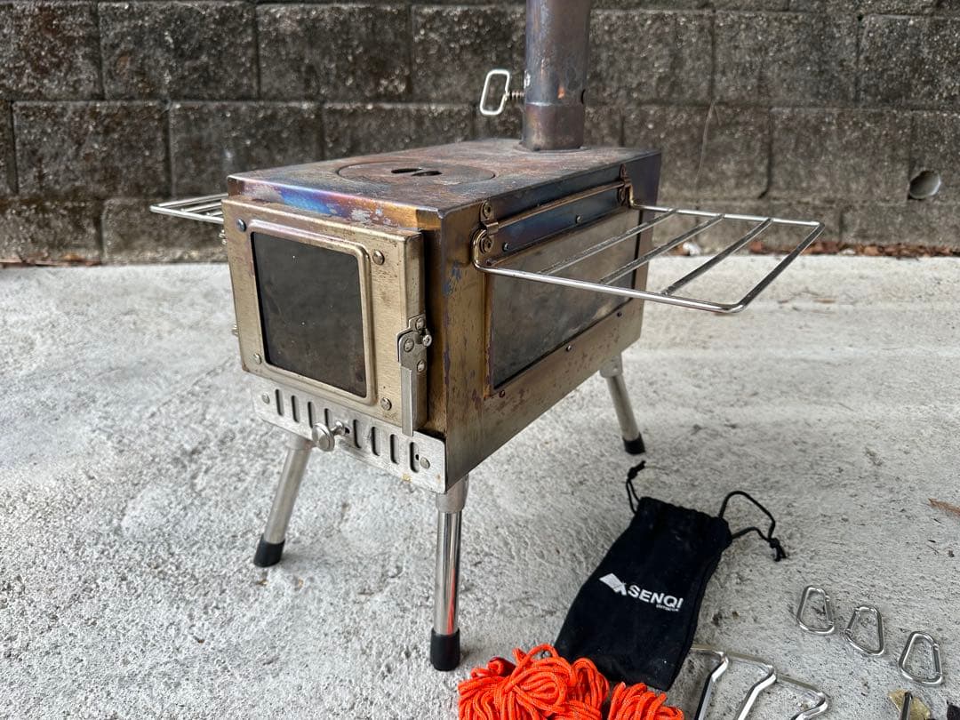 SENQI 薪ストーブ (2面ガラス窓)