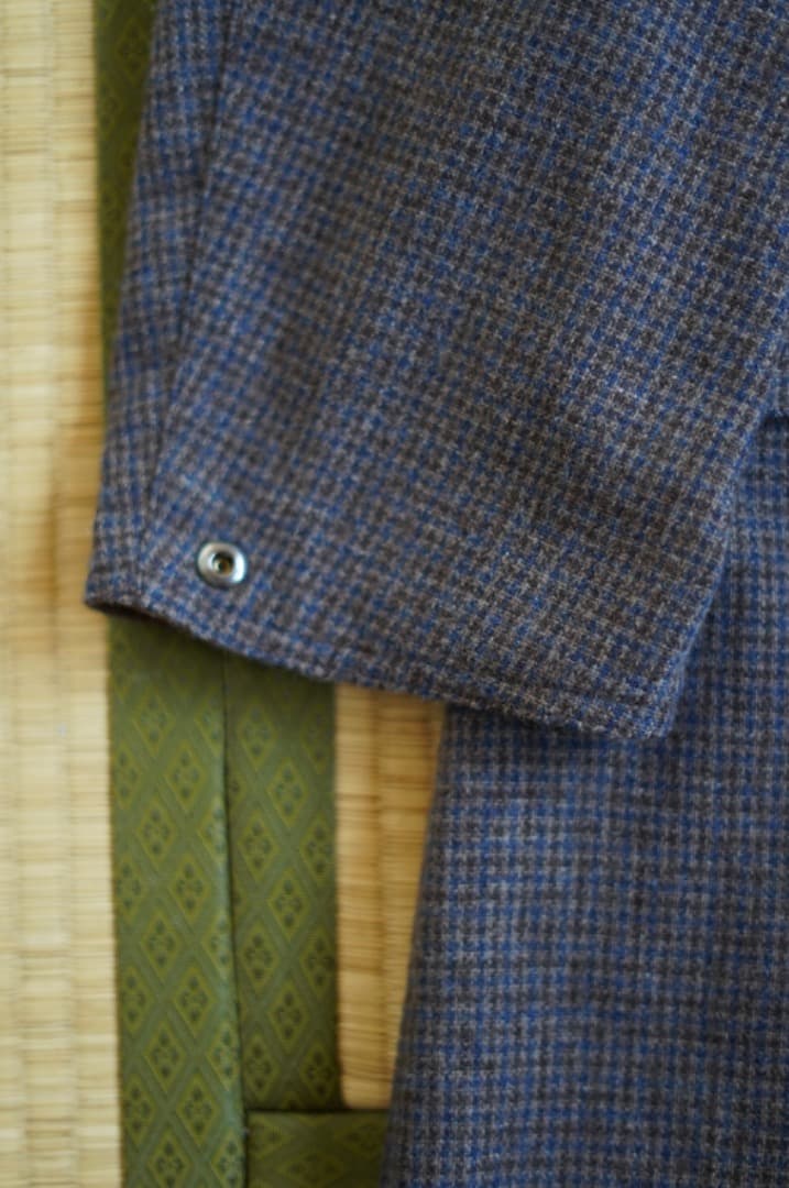 Barbour DON BURGHLEYウールチェックロングコート 34
