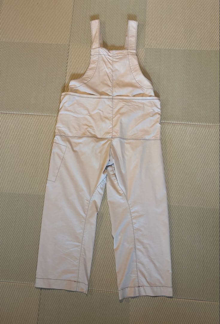 todayful フロントジップコットンサロペット　38 アイボリー