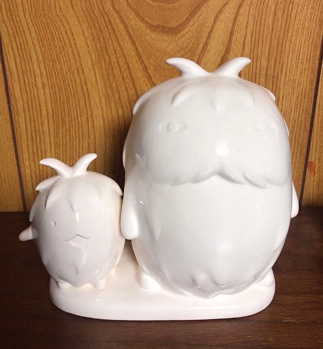 【非売品】2005年愛・地球博　モリゾーキッコロの陶器　愛知万博