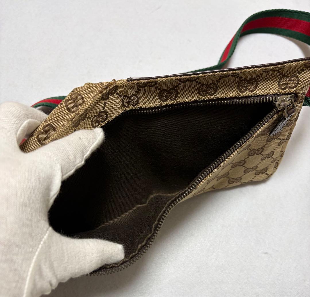 GUCCI グッチ GGキャンバス レザー GG柄 シェリーライン