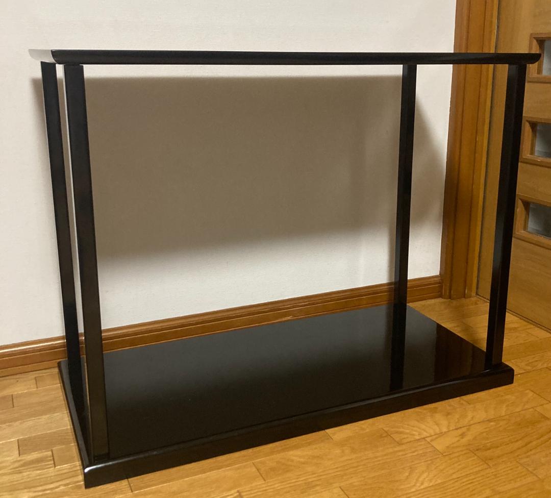 茶道具 黒真塗 真台子 組み立て式