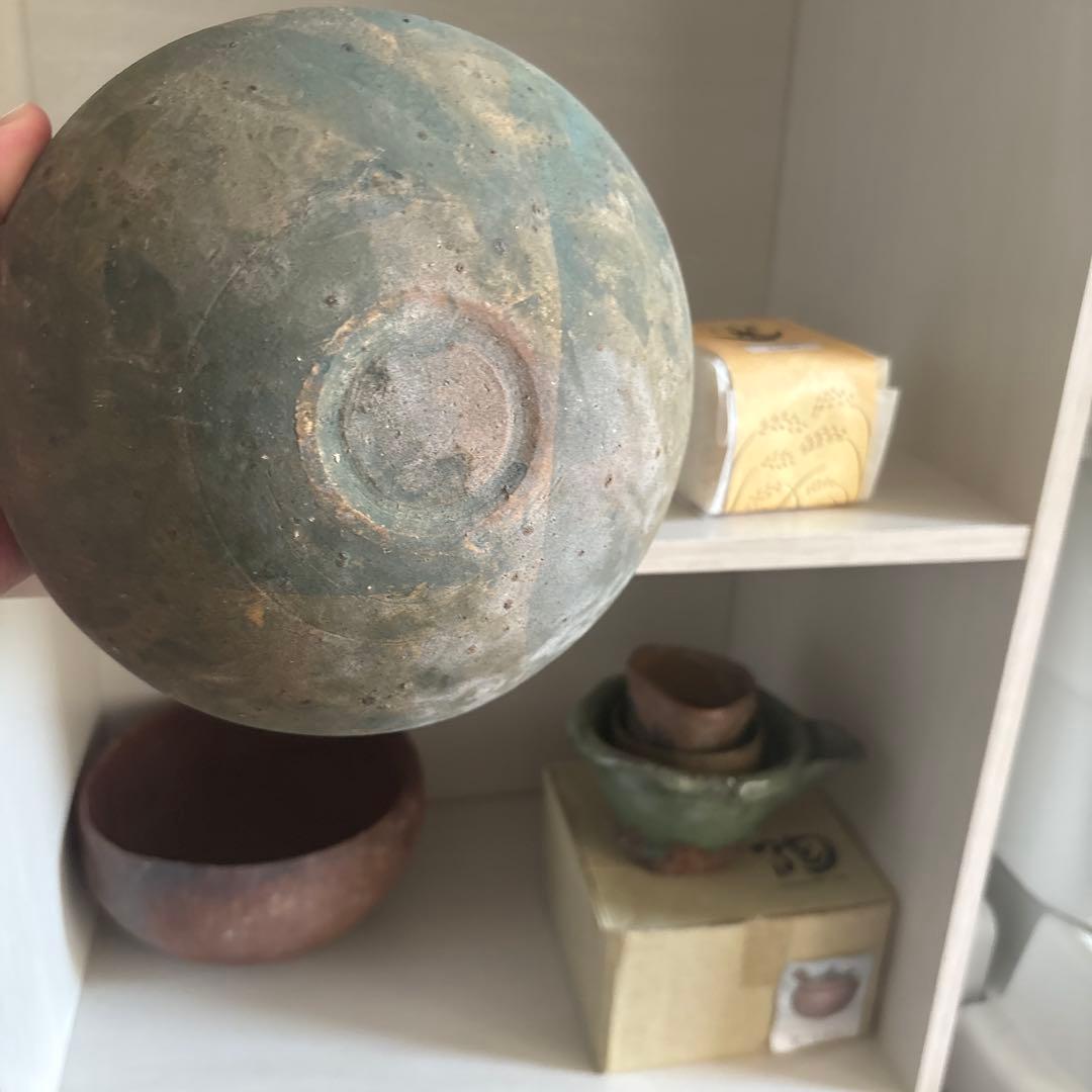 グリーン系陶器ボウル　水谷智美