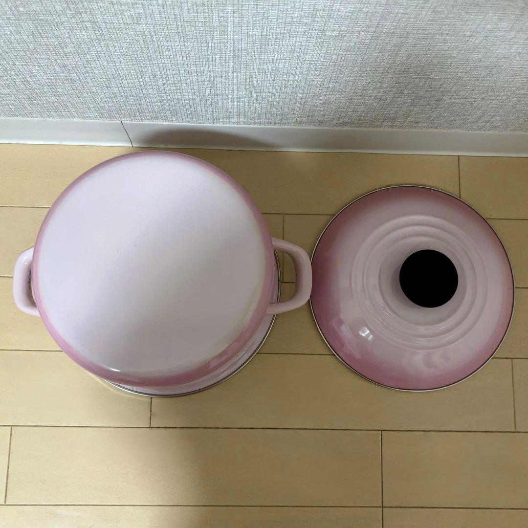 【LE CREUSET】ピンク 両手鍋20cm