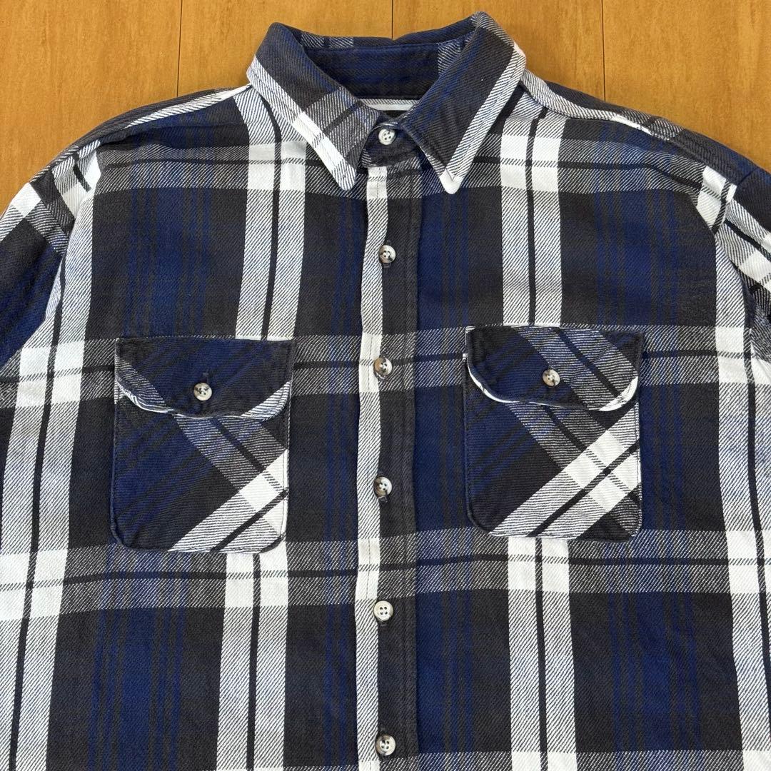 B.O.G. TRADING 80s USA製 ヘビーネルシャツ ヘビネル
