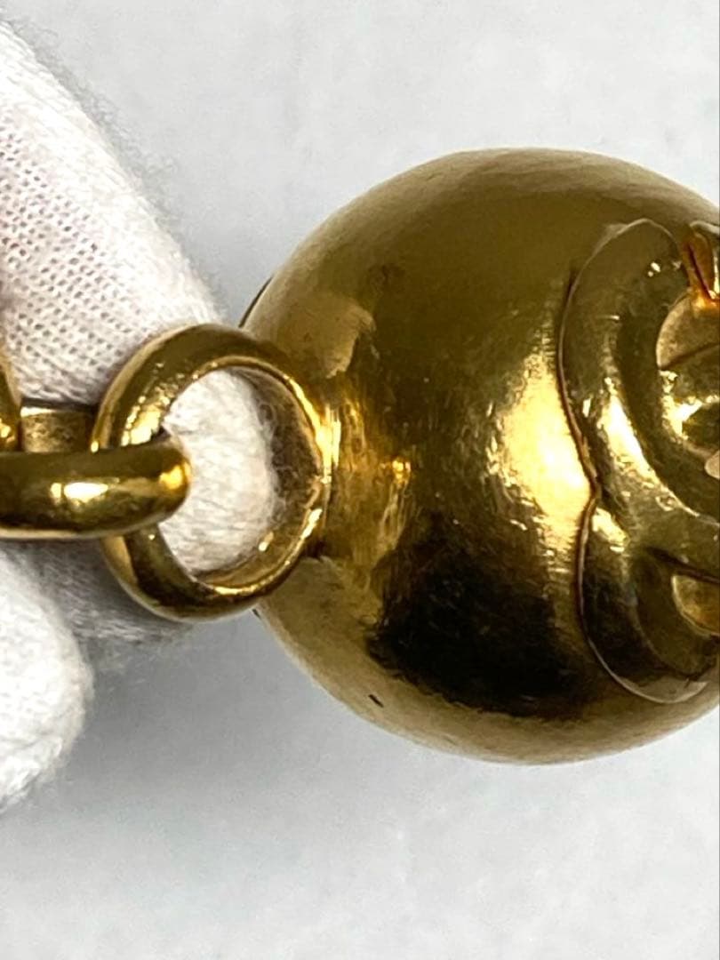 良品　CHANEL シャネル　ココマーク　ゴールド金具　キーホルダー　チャーム