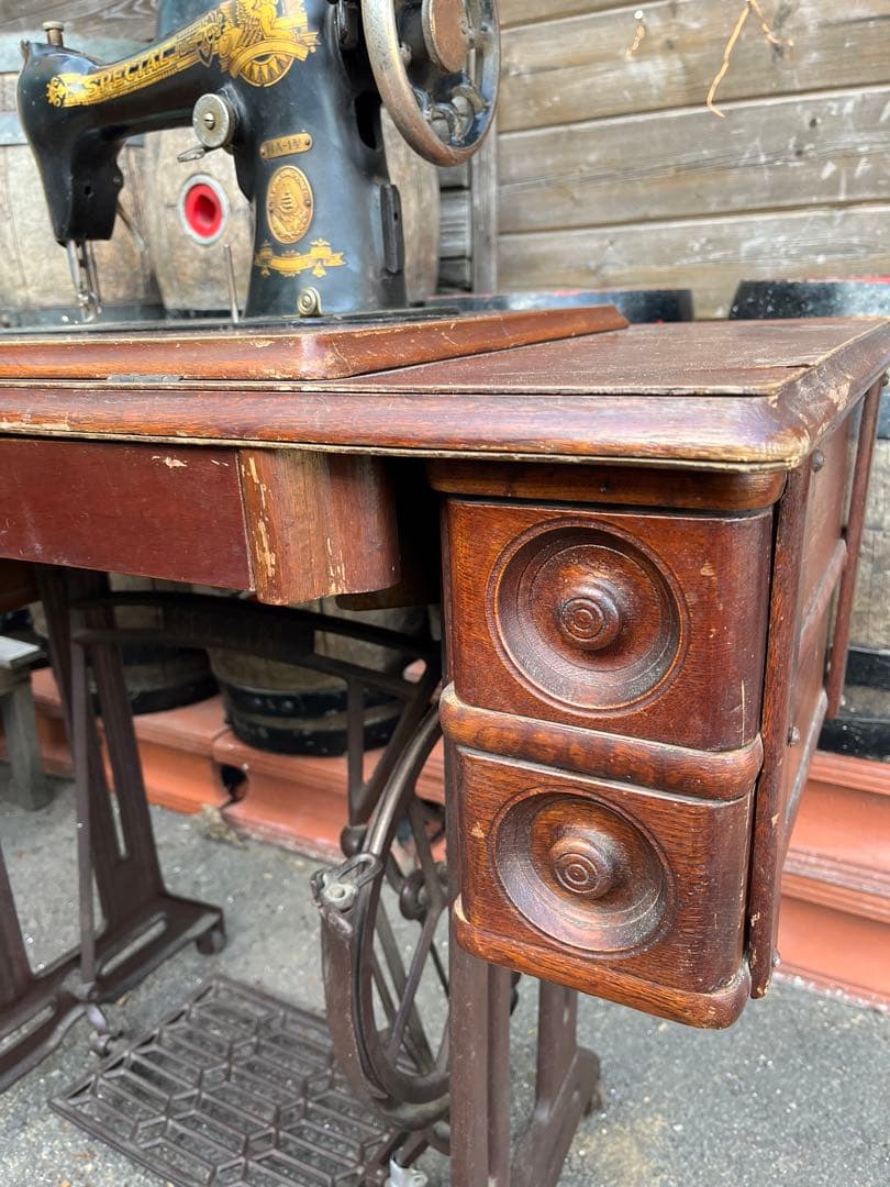 ミシン引き出し4個付き天板 ミシン天板 ミシンテーブル インテリアテーブル