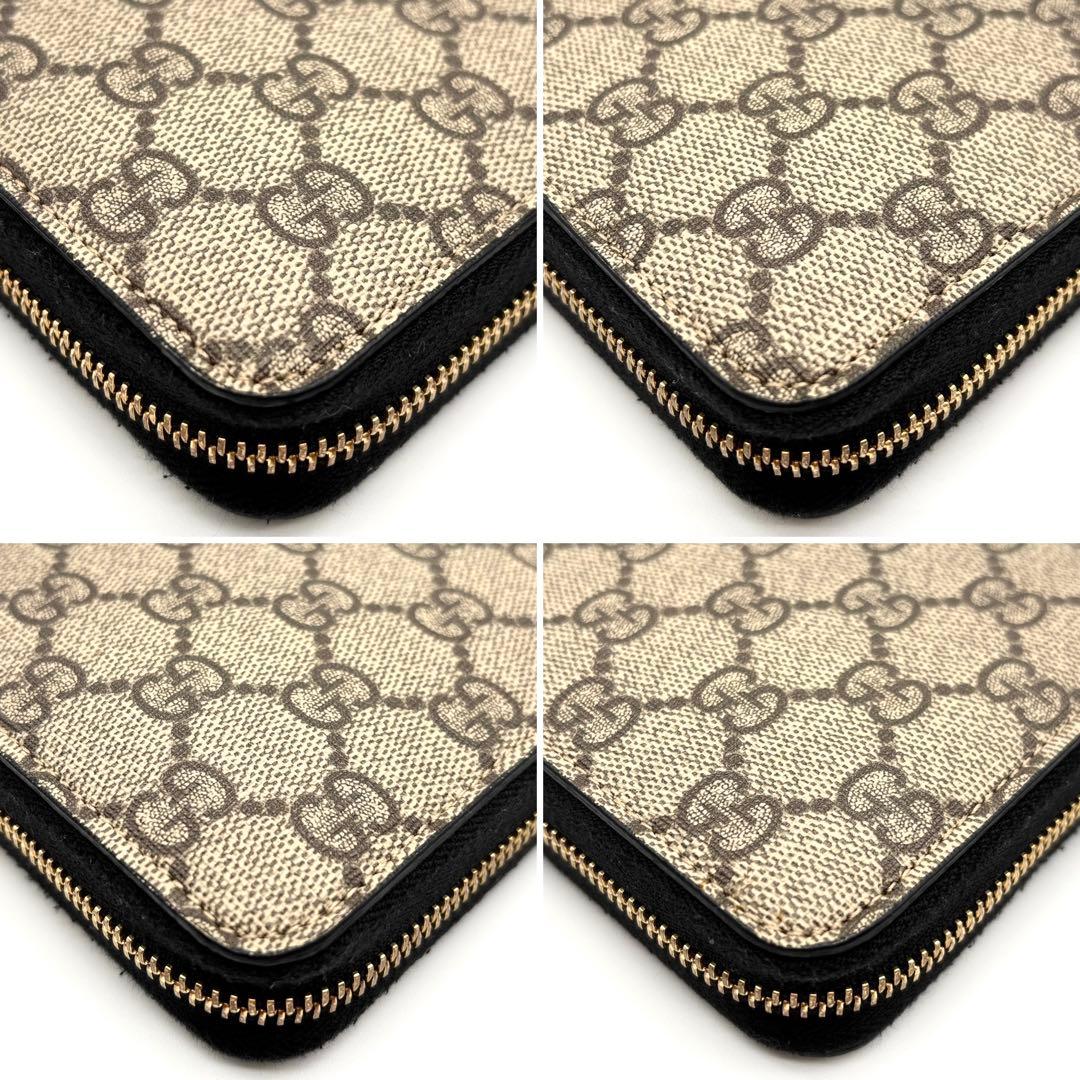 【極美品】グッチ 長財布 オーガナイザー GGスプリーム トラベルウォレット