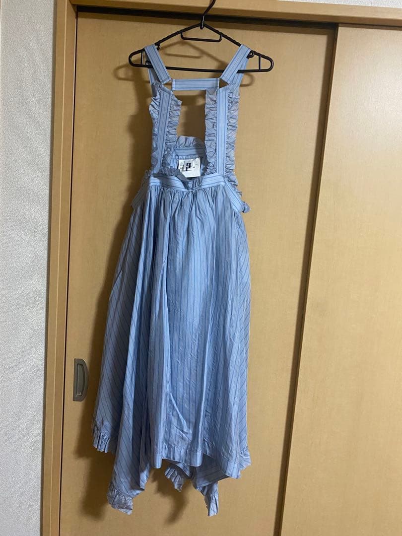 noir kei ninomiyaジャンパースカートストライプフリル吊りスカート