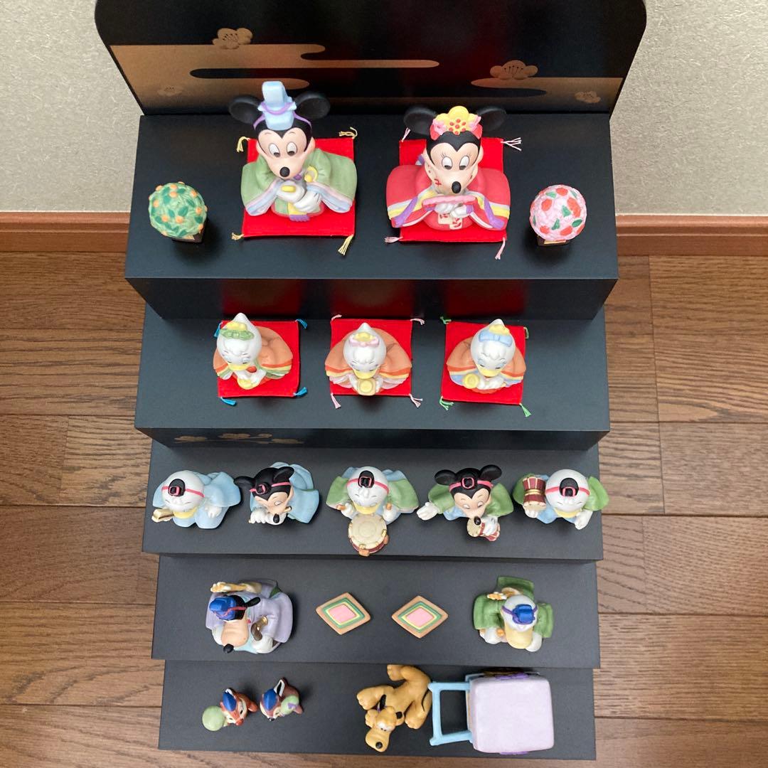 ディズニー　雛人形　雛壇5段飾り