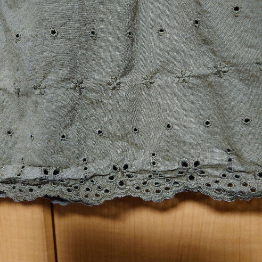 ４５rpmカットワークペチスカートsizeフリー