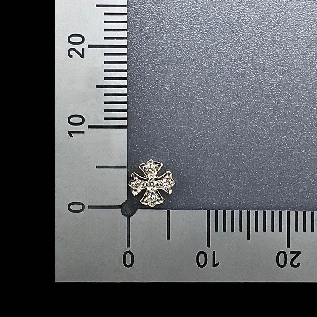 Pt900 ダイヤクロス スタッドピアス プラチナ